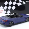 BMW M4 Cabriolet (G83) Baujahr 2021 matt portimao blau metallic 1:18 Minichamps