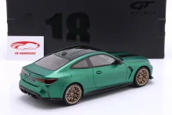 BMW M4 CS Baujahr 2024 dunkelgrün metallic 1:18 GT-Spirit
