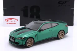 BMW M4 CS Baujahr 2024 dunkelgrün metallic 1:18 GT-Spirit