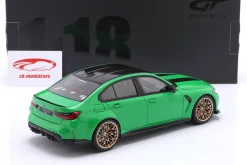 BMW M3 CS Baujahr 2023 signalgrün 1:18 GT-Spirit