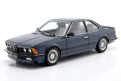 BMW M635 CSI mit Alpina-Felgen Baujahr 1987 dunkelblau metallic 1:12 KK-Scale