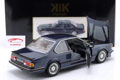 BMW M635 CSI mit Alpina-Felgen Baujahr 1987 dunkelblau metallic 1:12 KK-Scale
