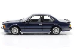 BMW M635 CSI mit Alpina-Felgen Baujahr 1987 dunkelblau metallic 1:12 KK-Scale