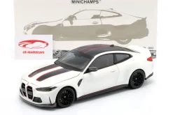 BMW M4 CSL (G82) Baujahr 2023 weiß 1:18 Minichamps