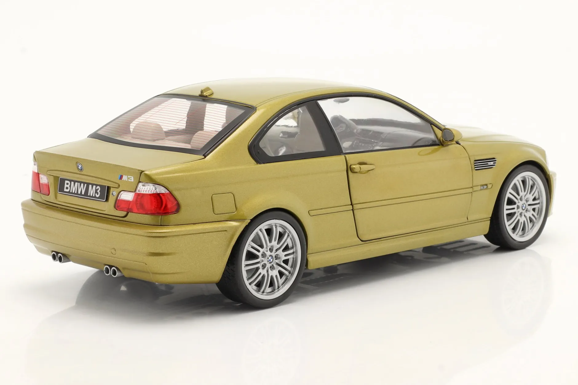 BMW M3 (E46) Baujahr 2000 phönix gelb 1:18 Solido