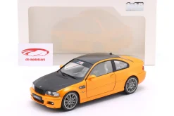 BMW M3 (E46) Coupé Baujahr 2000 orange metallic / schwarz 1:18 Solido