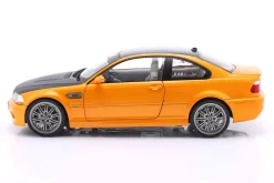 BMW M3 (E46) Coupé Baujahr 2000 orange metallic / schwarz 1:18 Solido