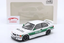 BMW M3 (E36) Coupe Baujahr 1991 Drift Polizei weiß / grün 1:18 Solido
