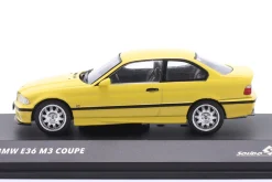 BMW M3 (E36) Coupe Baujahr 1999 gelb 1:43 Solido