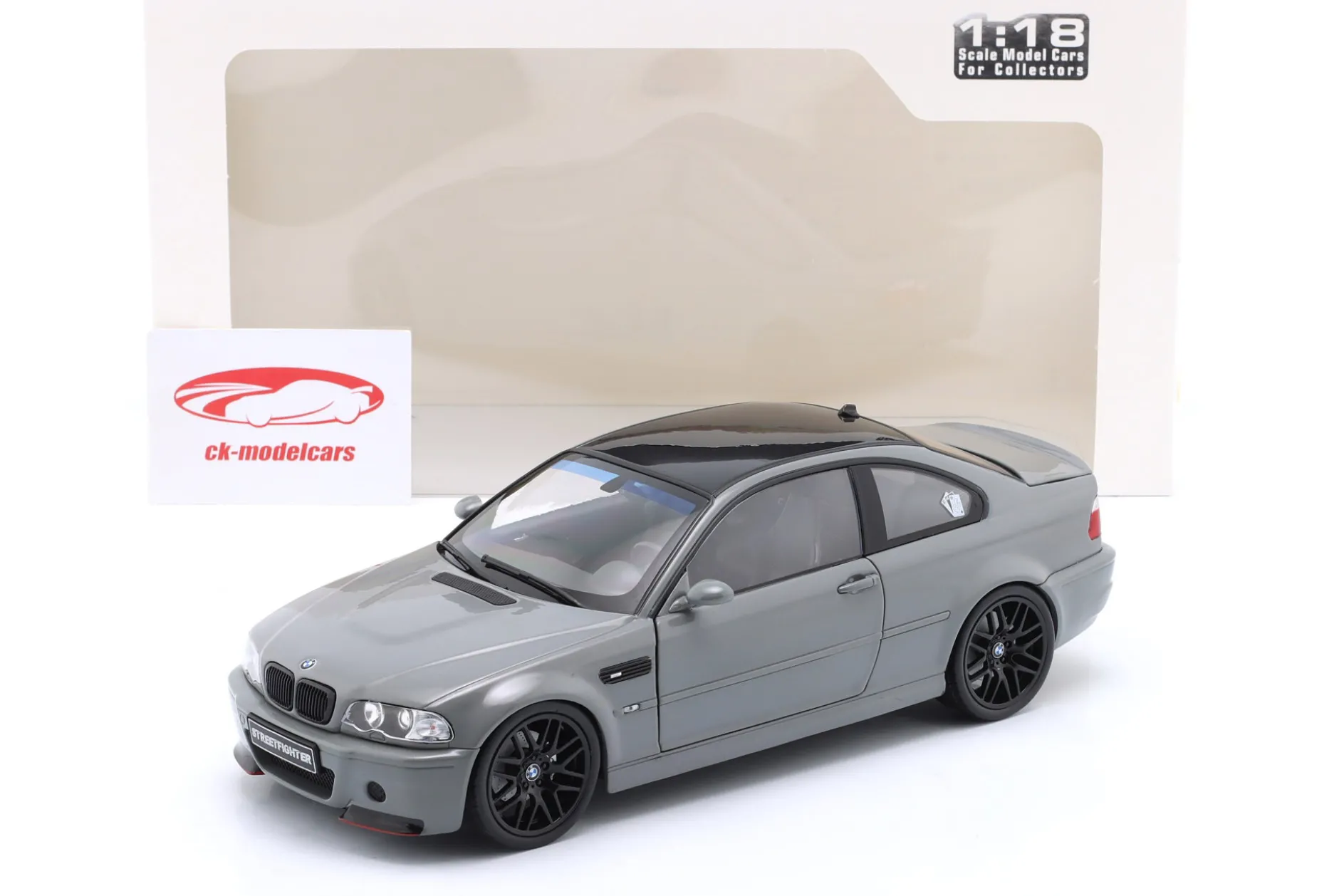 BMW M3 (E46) Coupe Streetfighters Baujahr 2000 nardograu 1:18 Solido