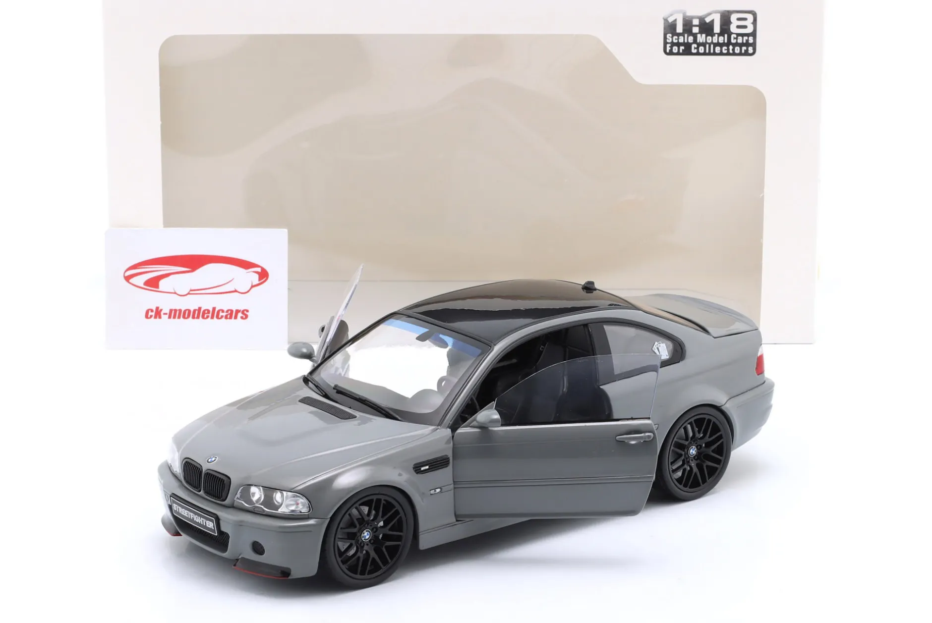 BMW M3 (E46) Coupe Streetfighters Baujahr 2000 nardograu 1:18 Solido