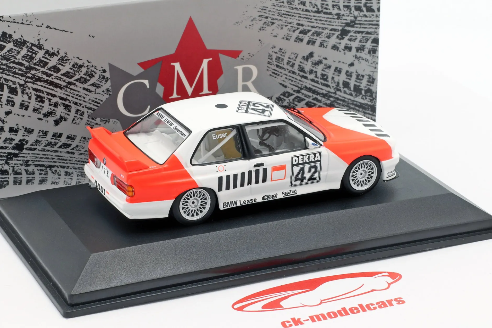 BMW M3 (E30) #42 DTM 1991 Cor Euser 1:43 CMR