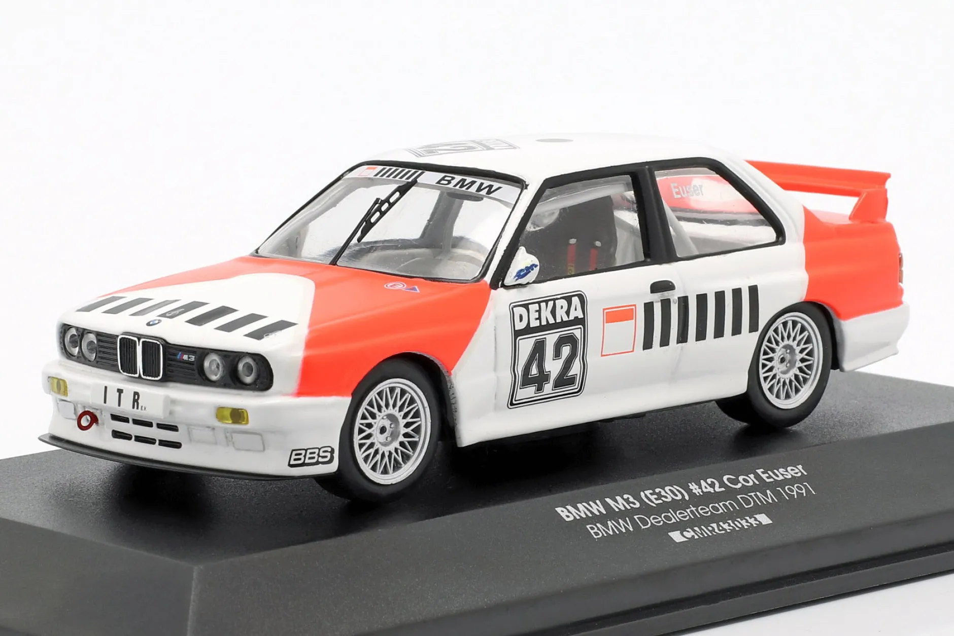 BMW M3 (E30) #42 DTM 1991 Cor Euser 1:43 CMR