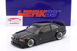 BMW M3 E36 GTR Plain Body Version schwarz 1:18 WERK83
