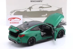BMW M4 (G82) Baujahr 2024 grün metallic 1:18 Minichamps