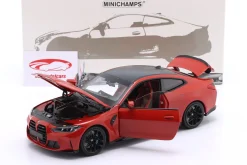 BMW M4 (G82) Baujahr 2024 rot metallic 1:18 Minichamps