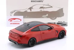 BMW M4 (G82) Baujahr 2024 rot metallic 1:18 Minichamps