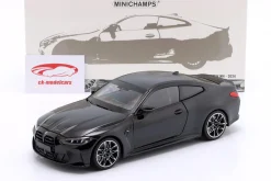 BMW M4 (G82) Baujahr 2024 schwarz metallic 1:18 Minichamps