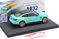 BMW M4 (G82) Competition Baujahr 2023 minz grün 1:43 Solido