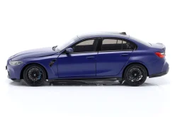 BMW M3 (G80) Limousine Baujahr 2024 mattblau metallic 1:18 Minichamps