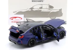 BMW M3 (G80) Limousine Baujahr 2024 mattblau metallic 1:18 Minichamps