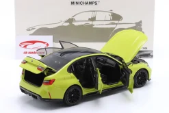 BMW M3 (G80) Limousine Baujahr 2024 Sao Paulo gelb 1:18 Minichamps