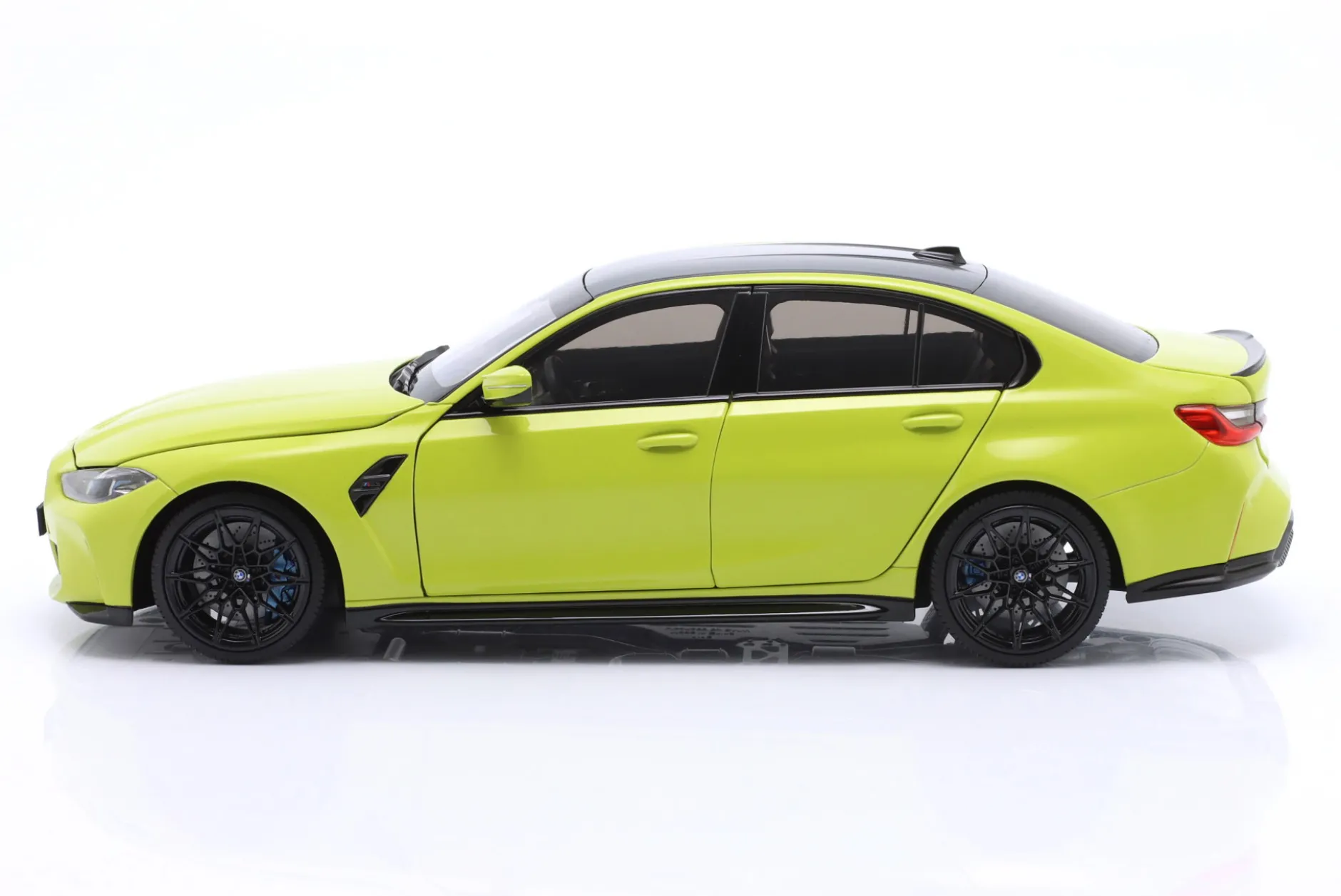 BMW M3 (G80) Limousine Baujahr 2024 Sao Paulo gelb 1:18 Minichamps