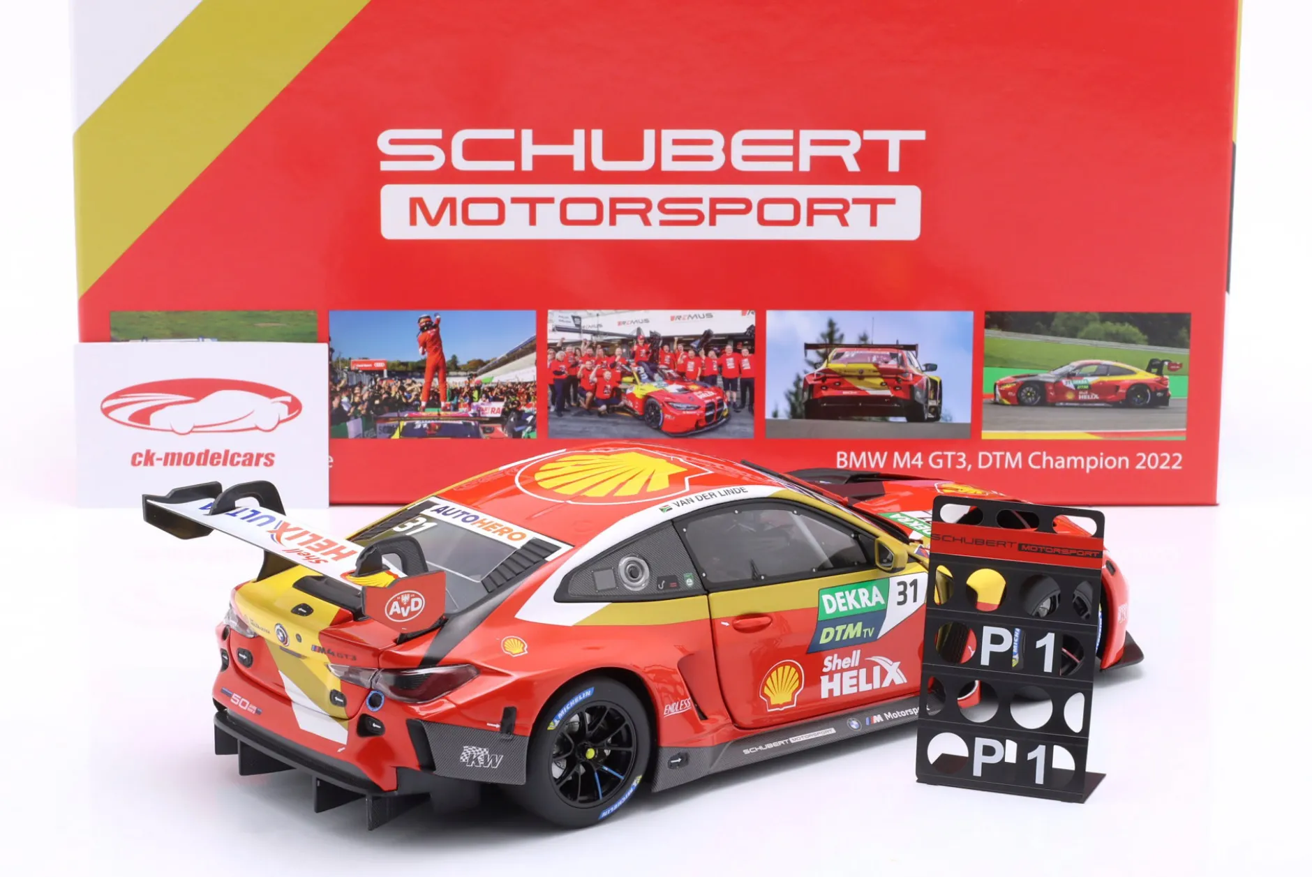 BMW M4 GT3 #31 DTM Champion Hockenheim 2022 Sheldon van der Linde 1:18 Minichamps