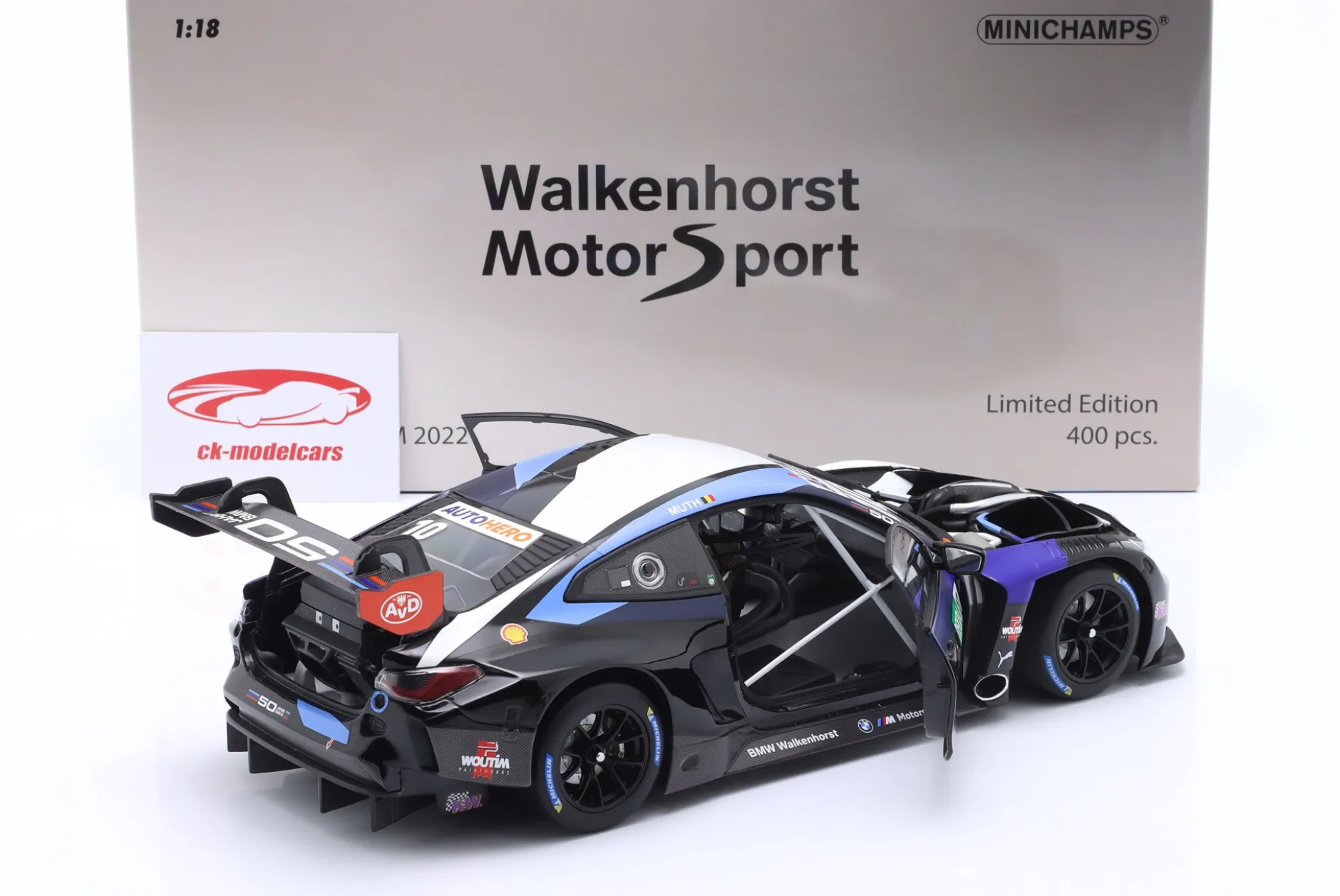 BMW M4 GT3 #10 DTM 2022 Esteban Muth 1:18 Minichamps