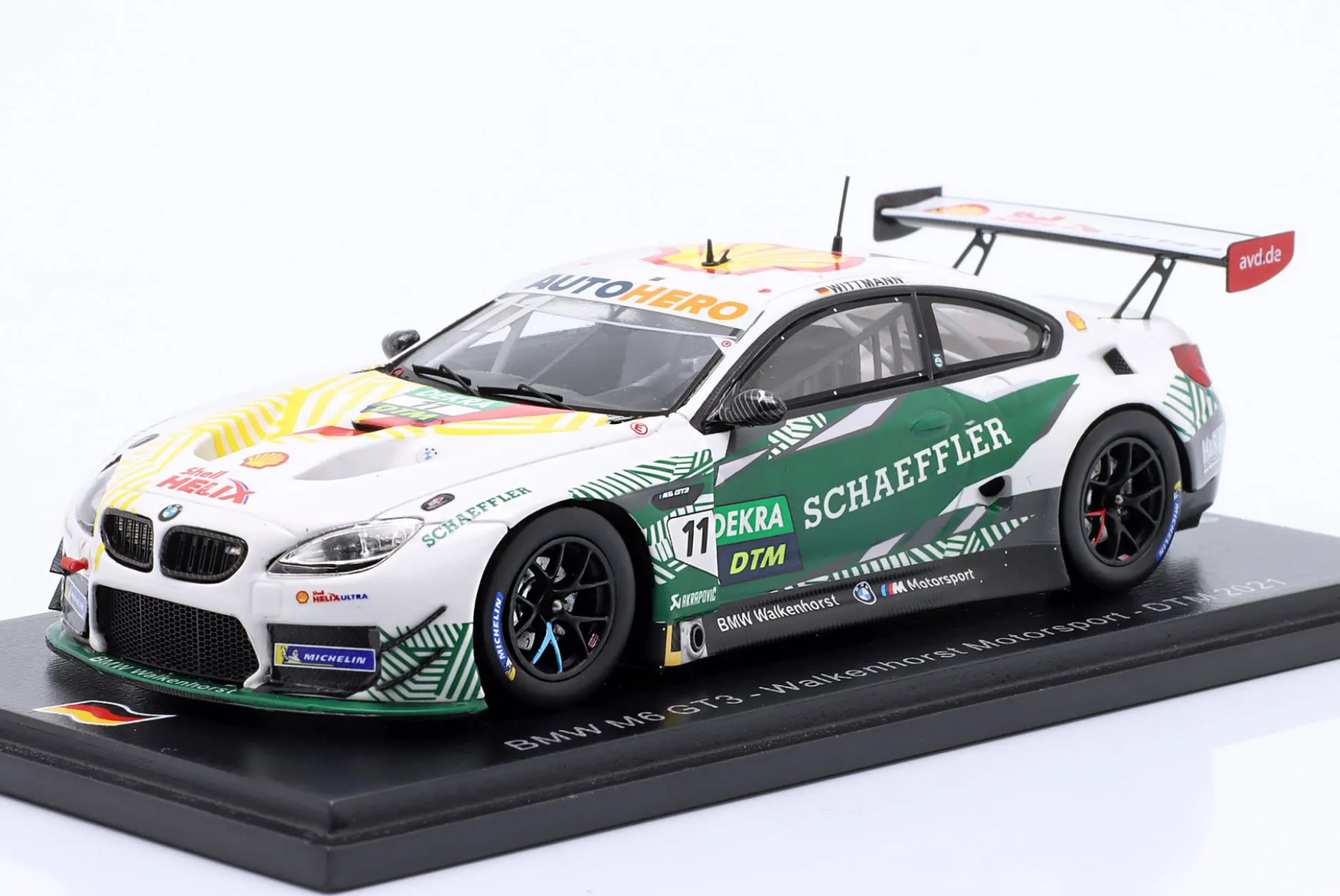 BMW M6 GT3 #11 DTM 2021 Marco Wittmann Walkenhorst Motorsport 1:43 Spark