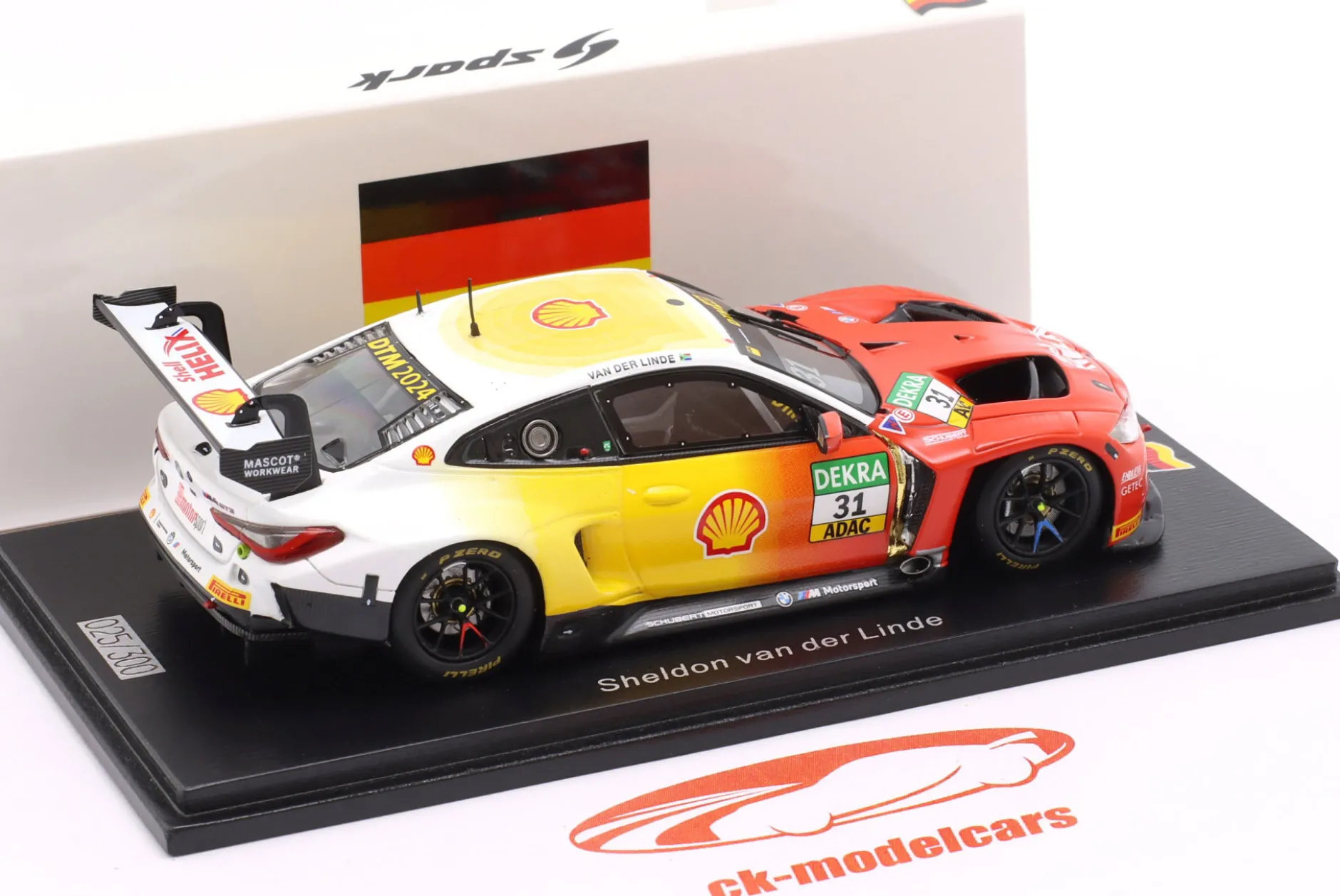 BMW M4 GT3 #31 DTM 2024 Sheldon van der Linde 1:43 Spark