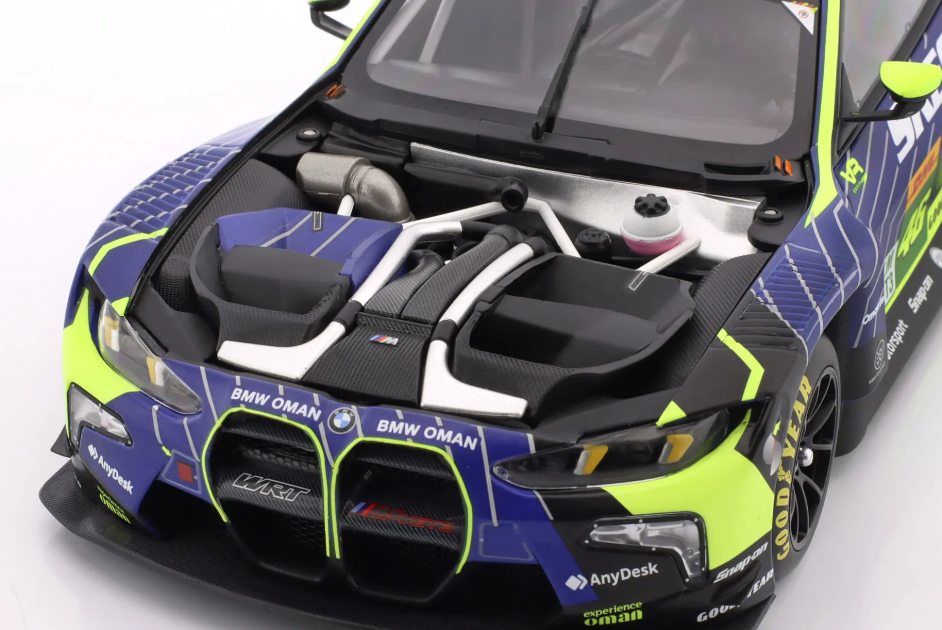 BMW M4 GT3 Evo #46 6h Imola 2025 Rossi, Al Harthy, van der Linde 1:18 Minichamps