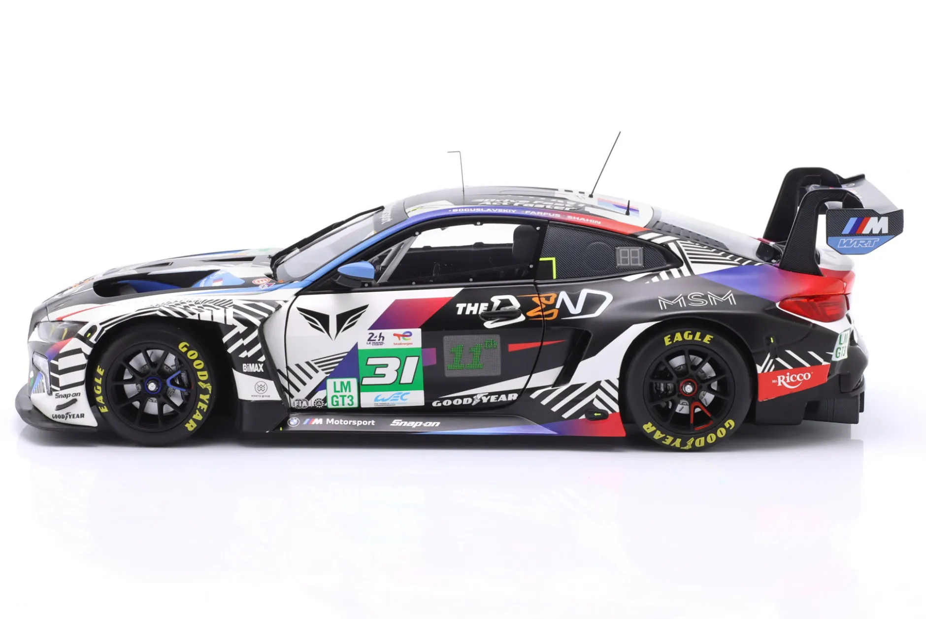 BMW M4 GT3 Evo #31 24h LeMans 2025 The Bend Team WRT 1:18 Minichamps