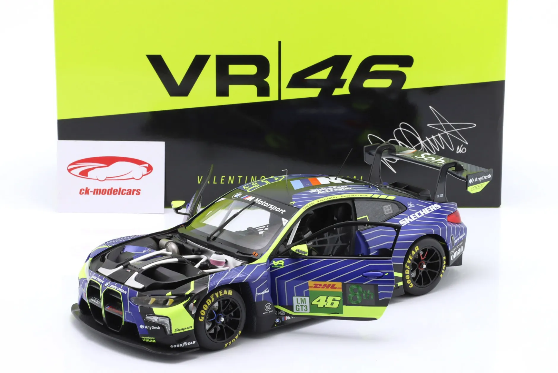BMW M4 GT3 Evo #46 1812km Katar WEC 2025 Team WRT 1:18 Minichamps