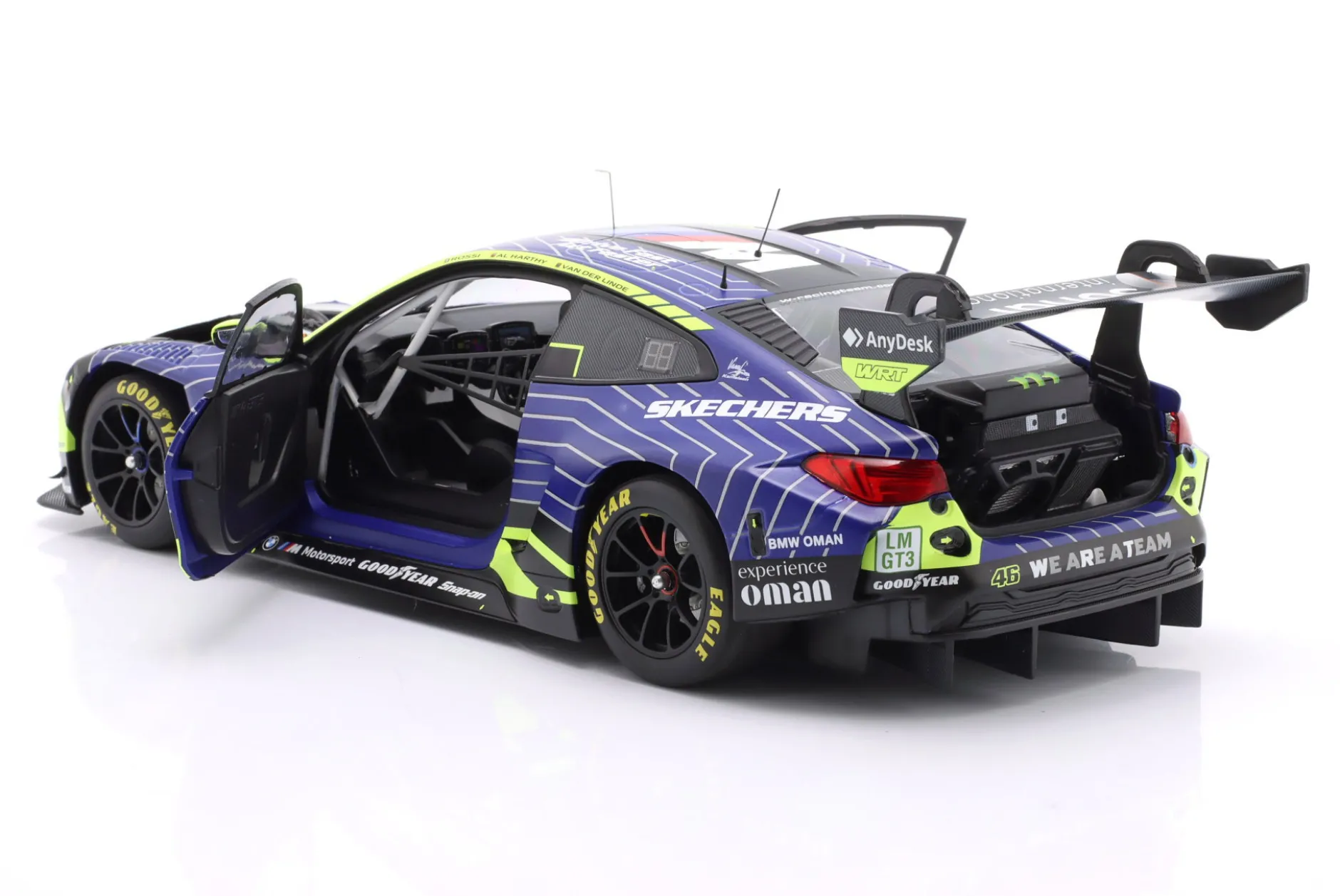 BMW M4 GT3 Evo #46 1812km Katar WEC 2025 Team WRT 1:18 Minichamps