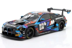 BMW M4 GT3 Evo #31 8th 24h Spa 2025 Vanthoor, van der Linde, Wittmann 1:18 Minichamps