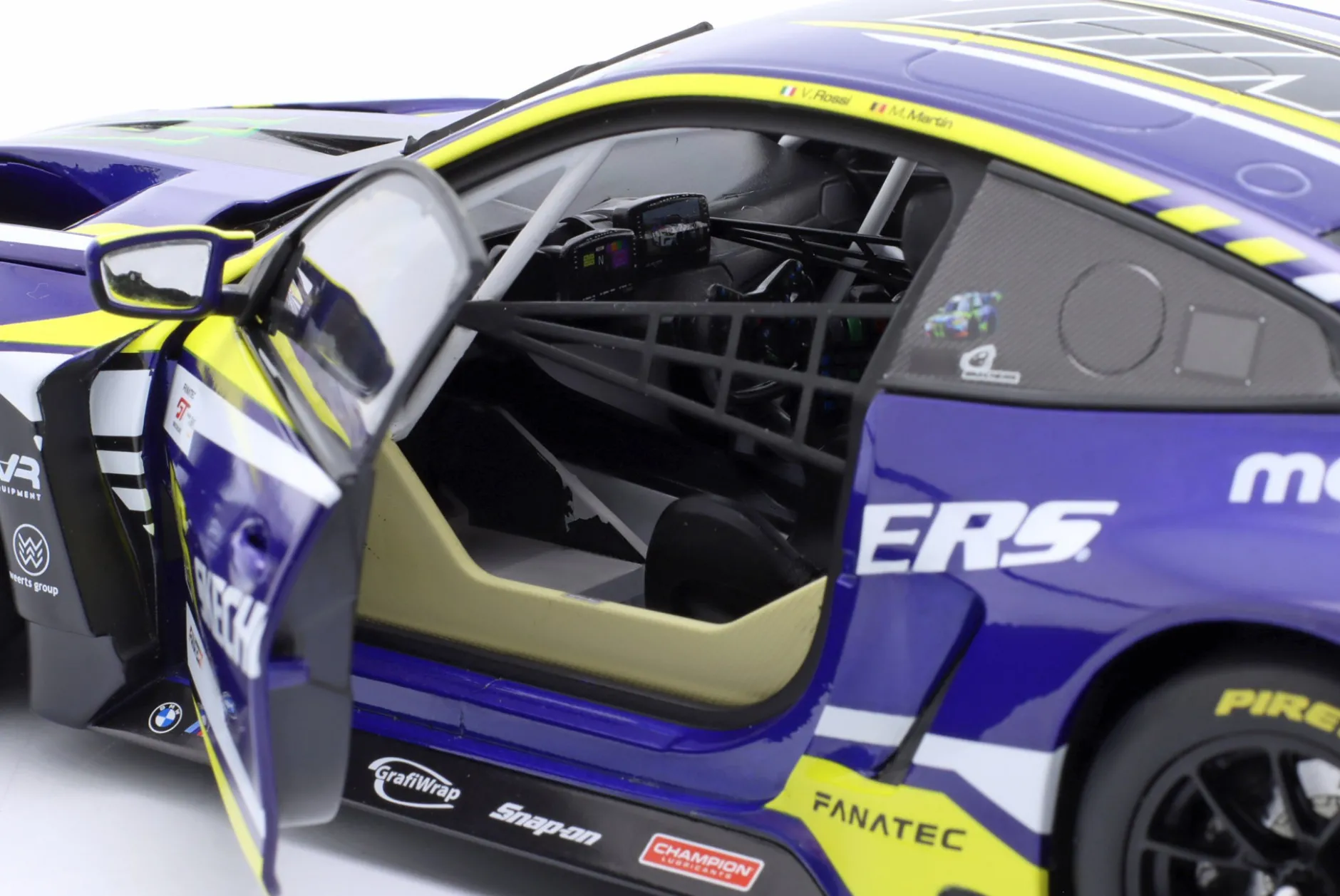 BMW M4 GT3 #46 First Podium GTWCE Brands Hatch 2023 Rossi, Martin 1:18 Minichamps