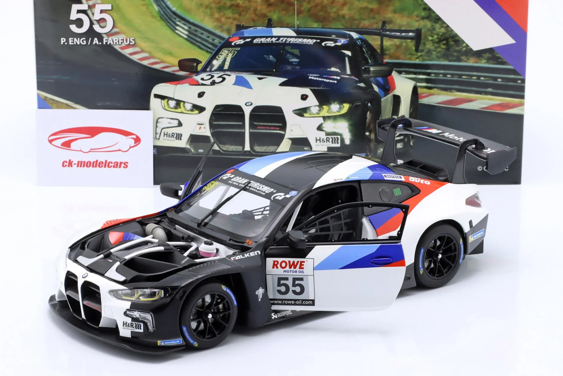 BMW M4 GT3 #55 6h ADAC Ruhr-Pokal-Rennen 2021 Eng, Farfus 1:18 Minichamps
