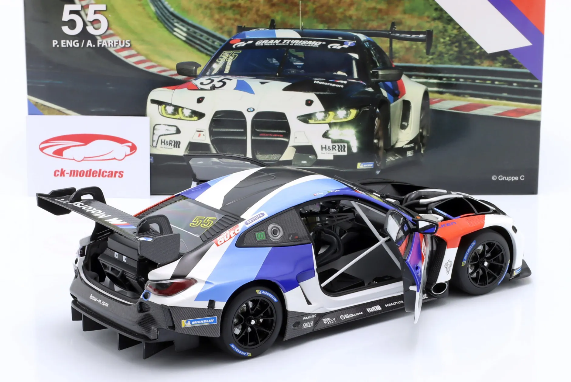 BMW M4 GT3 #55 6h ADAC Ruhr-Pokal-Rennen 2021 Eng, Farfus 1:18 Minichamps