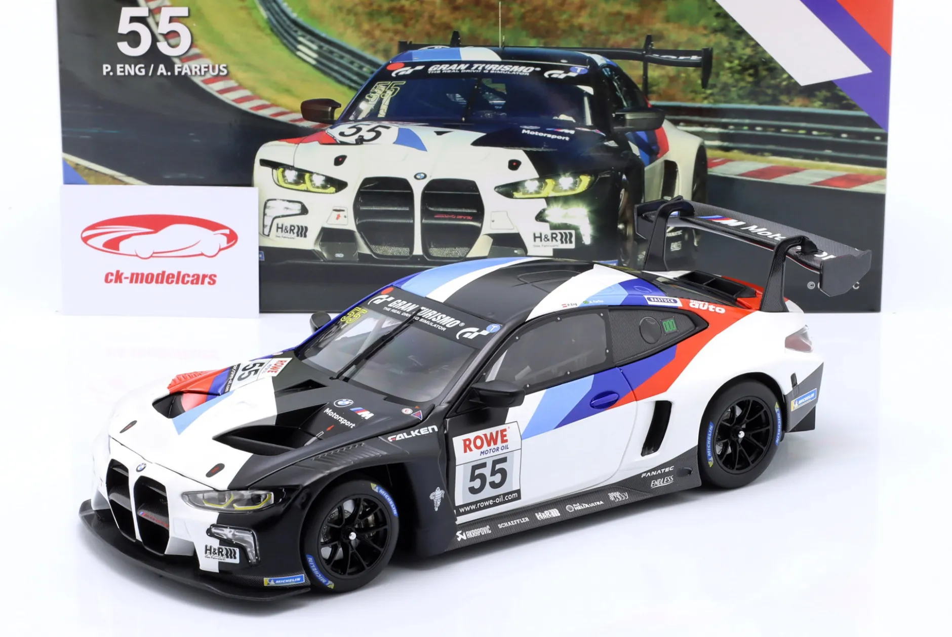 BMW M4 GT3 #55 6h ADAC Ruhr-Pokal-Rennen 2021 Eng, Farfus 1:18 Minichamps