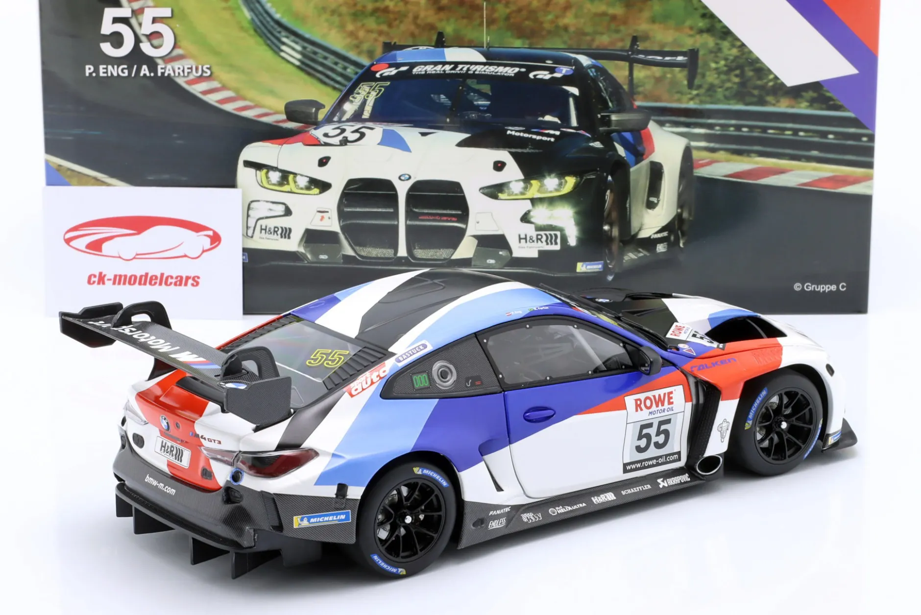 BMW M4 GT3 #55 6h ADAC Ruhr-Pokal-Rennen 2021 Eng, Farfus 1:18 Minichamps