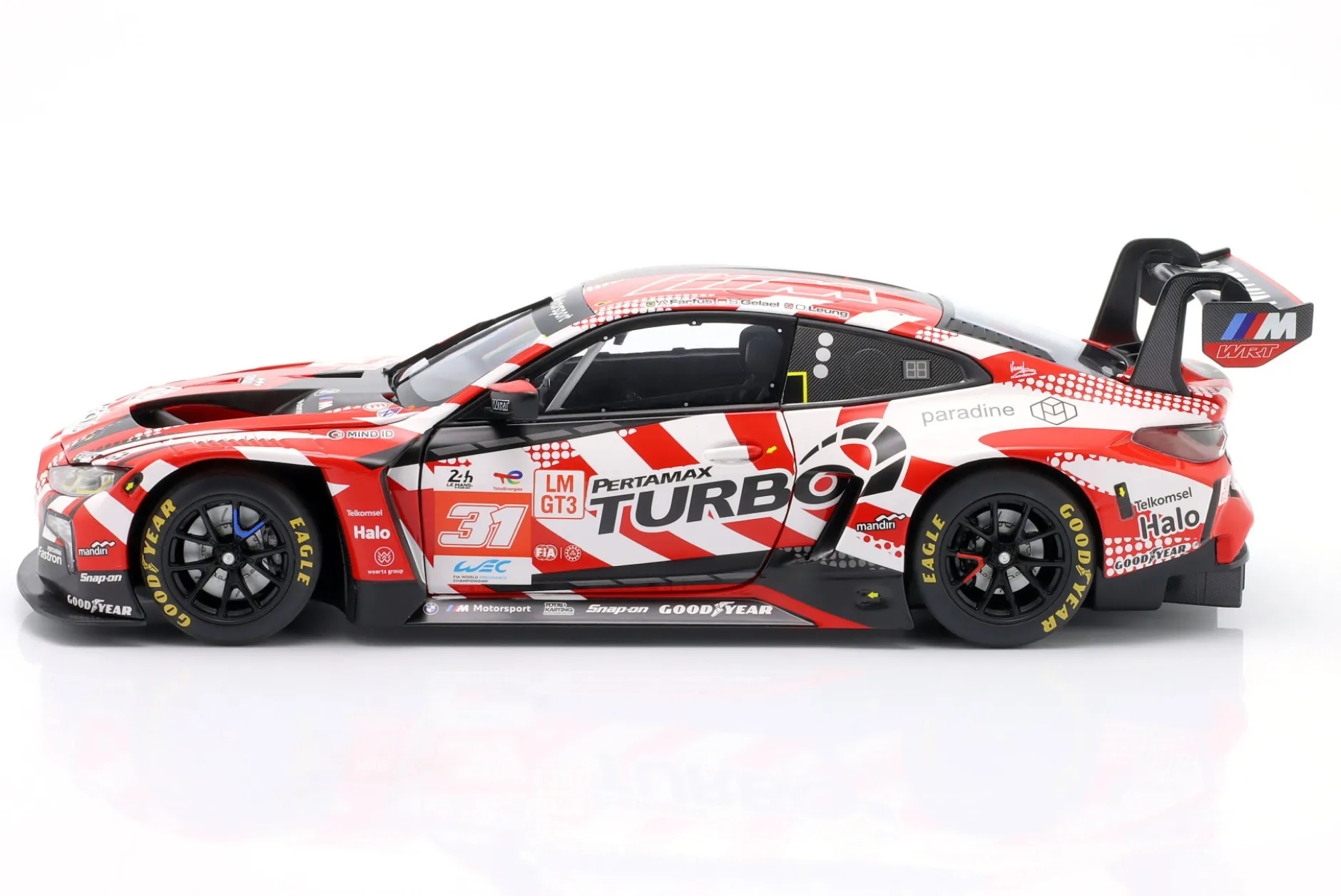 BMW M4 GT3 #31 24h LeMans 2024 Team WRT 1:18 Minichamps