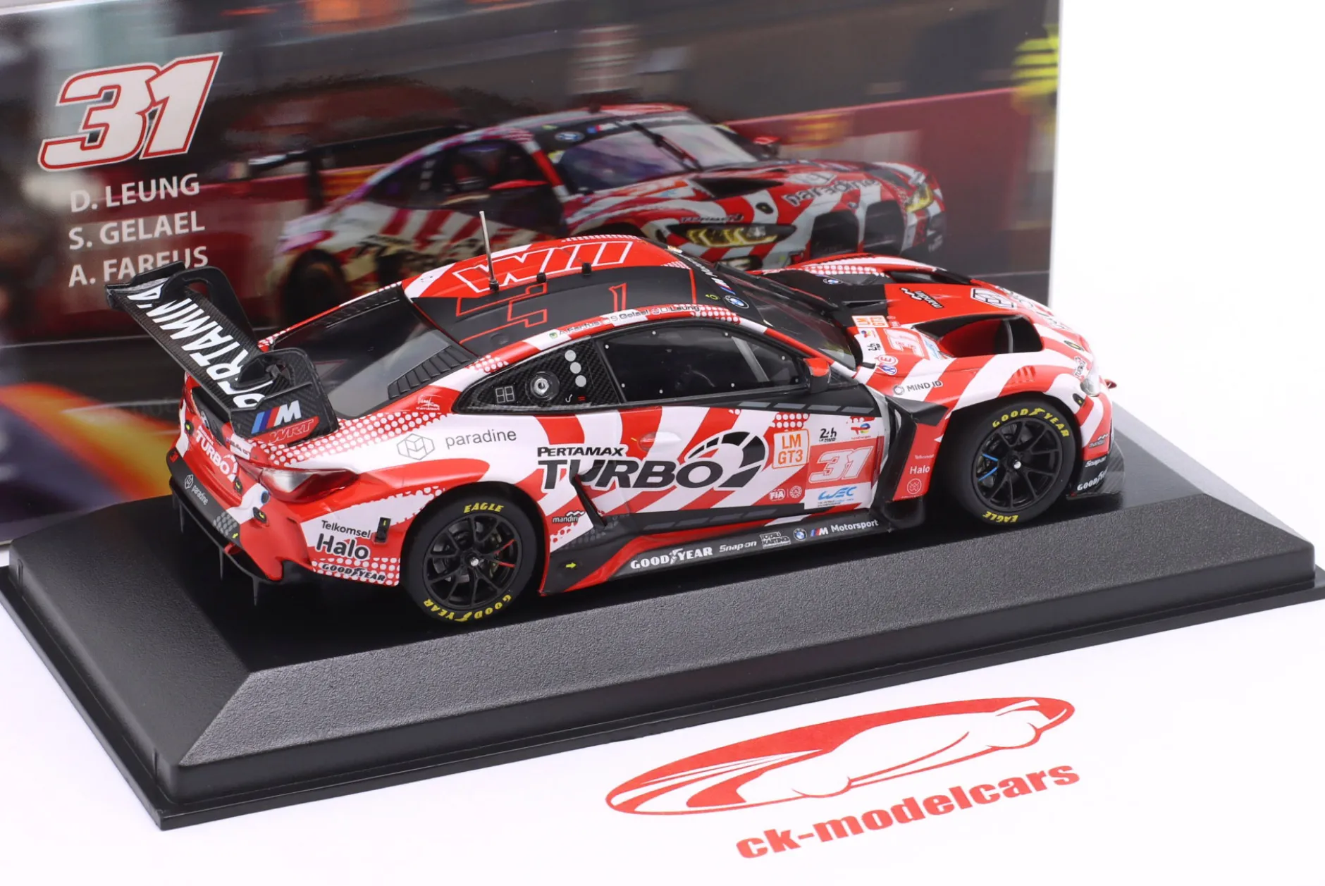 BMW M4 GT3 #31 24h LeMans 2024 Team WRT 1:43 Minichamps