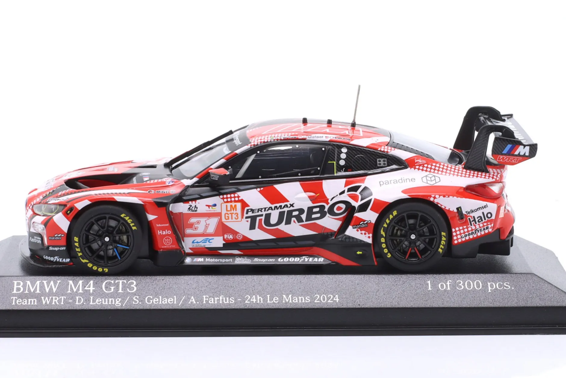 BMW M4 GT3 #31 24h LeMans 2024 Team WRT 1:43 Minichamps