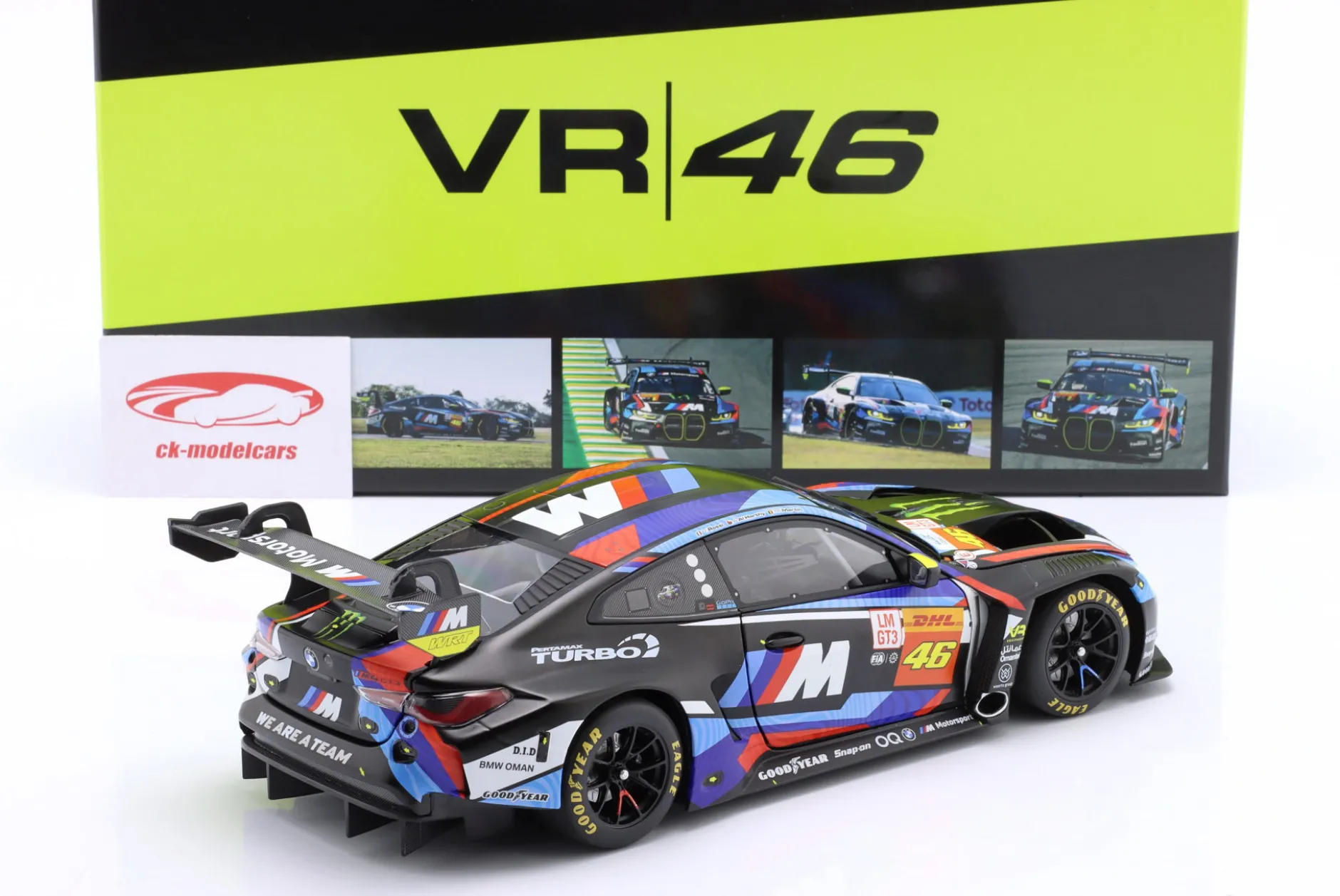 BMW M4 GT3 #46 6h Sao Paulo 2024 Rossi, Al Harty, Martin 1:18 Minichamps