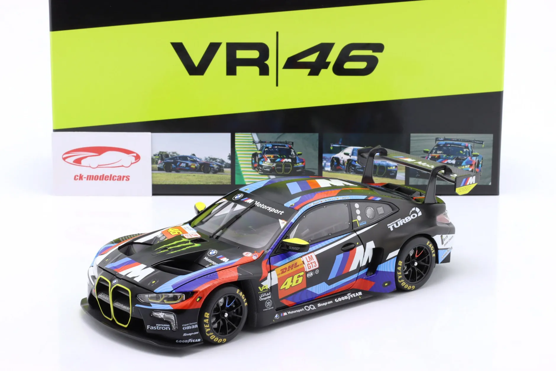 BMW M4 GT3 #46 6h Sao Paulo 2024 Rossi, Al Harty, Martin 1:18 Minichamps
