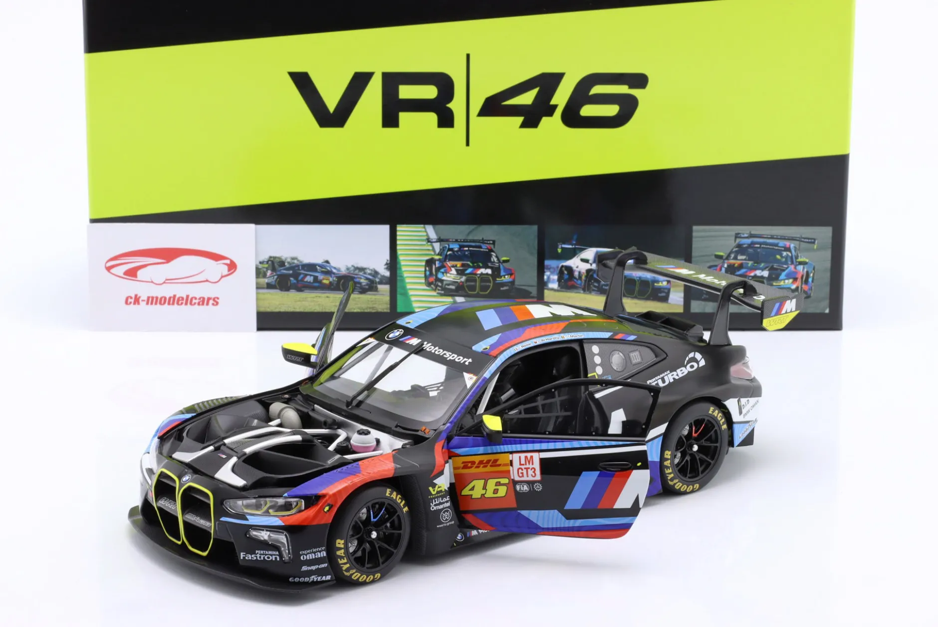 BMW M4 GT3 #46 6h Sao Paulo 2024 Rossi, Al Harty, Martin 1:18 Minichamps