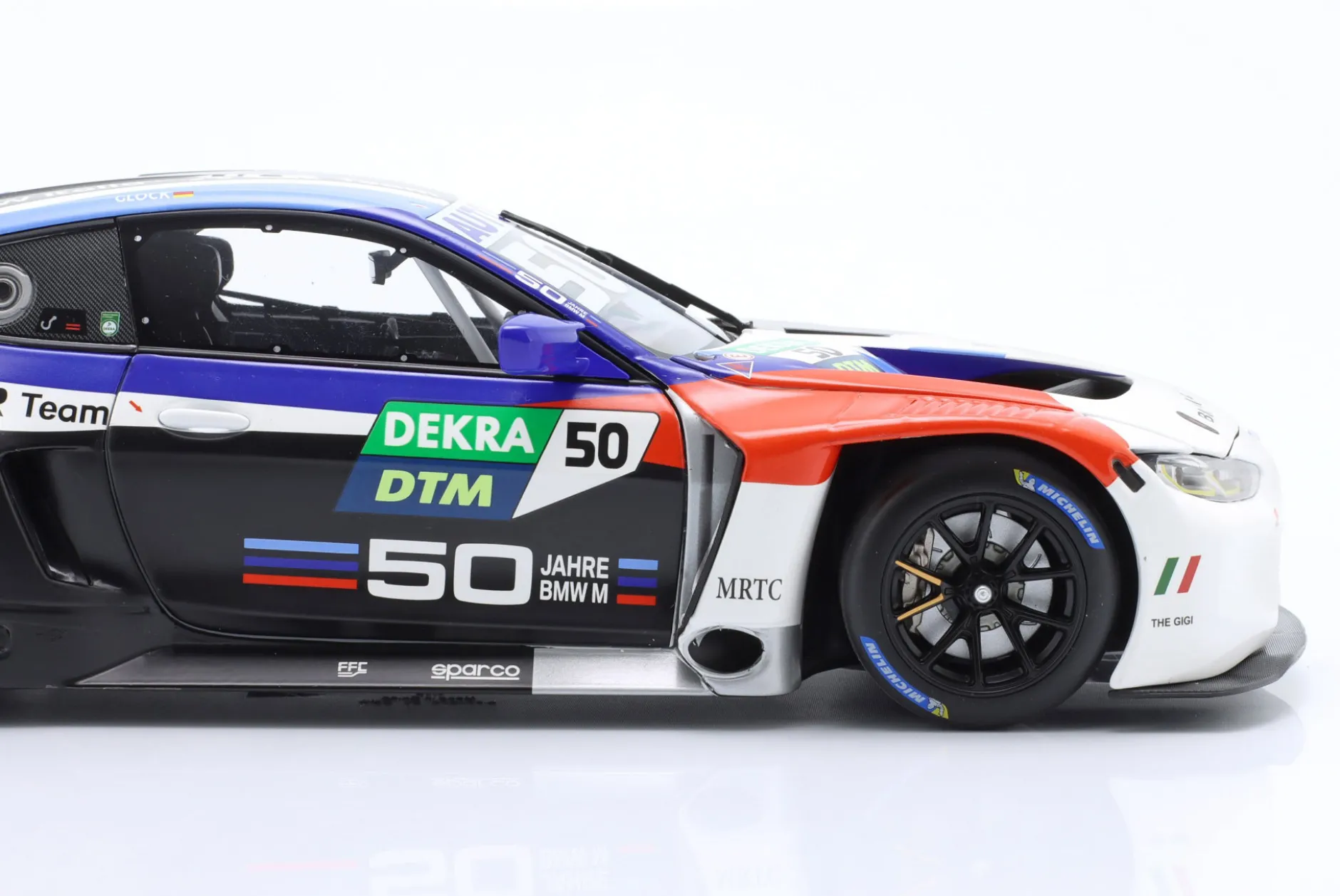 BMW M4 GT3 #50 Imola DTM 2022 Timo Glock 1:18 Minichamps