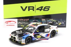 BMW M4 GT3 #46 2nd 12h Abu Dhabi 2023 Rossi, Vanthoor, Yelloly 1:18 Minichamps