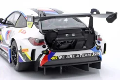 BMW M4 GT3 #46 2nd 12h Abu Dhabi 2023 Rossi, Vanthoor, Yelloly 1:18 Minichamps